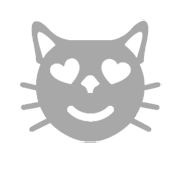 😻 Emoji Rosto De Gato Sorridente Com Olhos De Coração na Microsoft Windows 8.1.