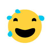 😅 Emoji grinsendes Gesicht mit Schweißtropfen Microsoft Windows 8.1.