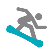 🏂 Emoji Practicante De Snowboard en Microsoft Windows 8.1.