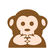 🙊 Emoji sich den Mund zuhaltendes Affengesicht Microsoft Windows 8.1.