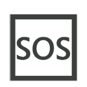 Emoji 🆘 Pulsante SOS su Microsoft Windows 8.1.