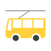 🚎 Emoji ônibus Movido A Eletricidade na Microsoft Windows 8.1.