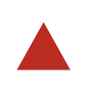 Emoji 🔺 Triangolo Rosso Con Punta Verso L’alto su Microsoft Windows 8.1.