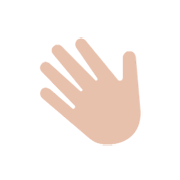 👋 Emoji Mão Acenando na Microsoft Windows 8.1.
