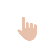 ☝️ Emoji nach oben weisender Zeigefinger von vorne Microsoft Windows 8.1.