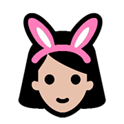 Emoji 👯 Persone Con Orecchie Da Coniglio su Microsoft Windows 8.1.