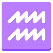 Emoji ♒ Segno Zodiacale Dell’Acquario su Mozilla Firefox OS 2.5.