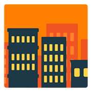 🌆 Emoji Cidade Ao Anoitecer na Mozilla Firefox OS 2.5.