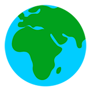 🌍 Emoji Globus mit Europa und Afrika Mozilla Firefox OS 2.5.