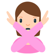 🙅 Emoji Persona Haciendo El Gesto De «no» en Mozilla Firefox OS 2.5.