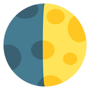 Emoji 🌓 Primo Quarto Di Luna su Mozilla Firefox OS 2.5.