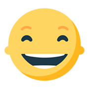 😁 Emoji strahlendes Gesicht mit lachenden Augen Mozilla Firefox OS 2.5.