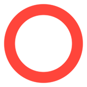 Émoji ⭕ Cercle Rouge sur Mozilla Firefox OS 2.5.