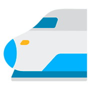 Emoji 🚅 Treno Alta Velocità Punta Arrotondata su Mozilla Firefox OS 2.5.