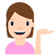 💁 Emoji Pessoa Com A Palma Virada Para Cima na Mozilla Firefox OS 2.5.