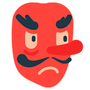👺 Emoji Demonio Japonés Tengu en Mozilla Firefox OS 2.5.