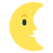 Emoji 🌜 Faccina Ultimo Quarto Di Luna su Mozilla Firefox OS 2.5.