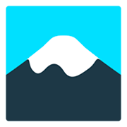 Émoji 🗻 Mont Fuji sur Mozilla Firefox OS 2.5.