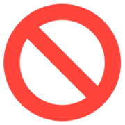 Émoji 🚫 Symbole D’interdiction sur Mozilla Firefox OS 2.5.