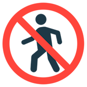 🚷 Emoji Prohibido El Paso De Peatones en Mozilla Firefox OS 2.5.