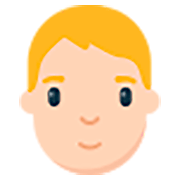 👱 Emoji Person: blondes Haar Mozilla Firefox OS 2.5.