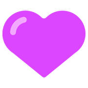 💜 Emoji Corazón Morado en Mozilla Firefox OS 2.5.