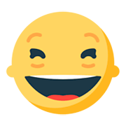 😆 Emoji grinsendes Gesicht mit zusammengekniffenen Augen Mozilla Firefox OS 2.5.
