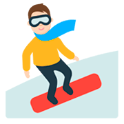 Emoji 🏂 Persona Sullo Snowboard su Mozilla Firefox OS 2.5.
