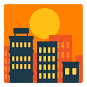 🌇 Emoji Sonnenuntergang in der Stadt Mozilla Firefox OS 2.5.