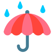Émoji ☔ Parapluie Avec Gouttes De Pluie sur Mozilla Firefox OS 2.5.