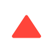 🔺 Emoji rotes Dreieck mit der Spitze nach oben Mozilla Firefox OS 2.5.
