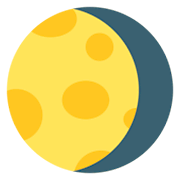 🌖 Emoji Lua Minguante Convexa na Mozilla Firefox OS 2.5.