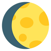 Émoji 🌔 Lune Gibbeuse Croissante sur Mozilla Firefox OS 2.5.
