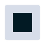 Tasto Quadrato Nero Con Bordo Bianco Mozilla Firefox OS 2.5.