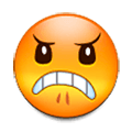 😠 Emoji Rosto Zangado na Samsung Experience 8.0.