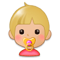 👶🏼 Emoji Bebé: Tono De Piel Claro Medio en Samsung Experience 8.0.