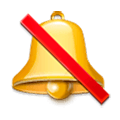 🔕 Emoji durchgestrichene Glocke Samsung Experience 8.0.