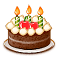 Emoji 🎂 Torta Di Compleanno su Samsung Experience 8.0.
