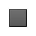 ◾ Emoji mittelkleines schwarzes Quadrat Samsung Experience 8.0.