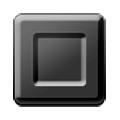 🔲 Emoji Botón Cuadrado Con Borde Negro en Samsung Experience 8.0.
