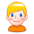 👱‍♂️ Emoji Mann: blond Samsung Experience 8.0.