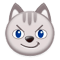 Emoji 😼 Gatto Con Sorriso Sarcastico su Samsung Experience 8.0.