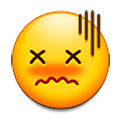 Emoji 😖 Faccina Frustrata su Samsung Experience 8.0.