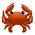 Émoji 🦀 Crabe sur Samsung Experience 8.0.