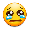 😢 Emoji Cara Llorando en Samsung Experience 8.0.
