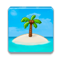 Émoji 🏝️ île Déserte sur Samsung Experience 8.0.