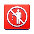 🚯 Emoji Proibido Jogar Lixo No Chão na Samsung Experience 8.0.
