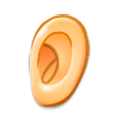 Emoji 👂 Orecchio su Samsung Experience 8.0.