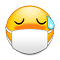 😷 Emoji Cara Con Mascarilla Médica en Samsung Experience 8.0.