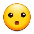 Emoji 😮 Faccina Con Bocca Aperta su Samsung Experience 8.0.